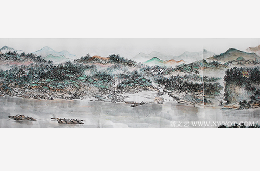 陈伍祥作品 《锦绣潇湘》局部4